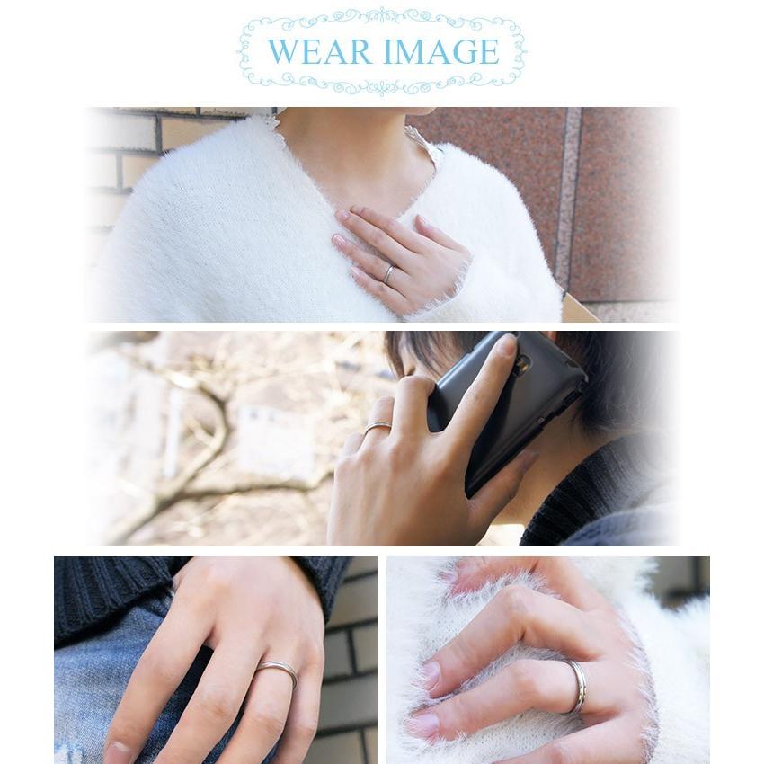 マリッジリング プラチナ ペア 天然ダイヤモンド プレシャスチタン Tomo me 結婚指輪 ペアリングの画像