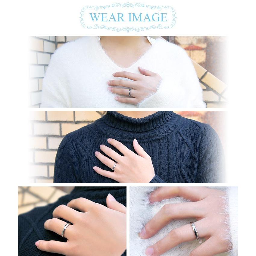 マリッジリング プラチナ ペア 天然ダイヤモンド プレシャスチタン Tomo me 結婚指輪 ペアリングの画像