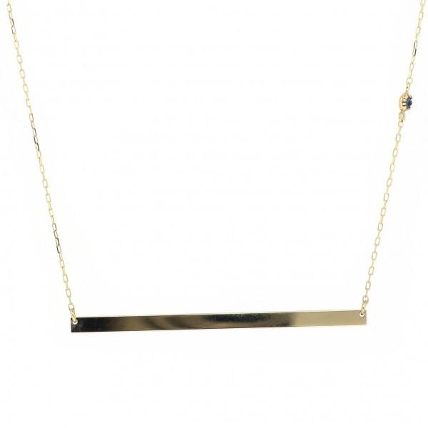 史上一番安い ジュエリー サファイア ネックレス イエローゴールド 10金 名入れ 文字入れ 刻印 一粒 モード シンプル スティック ゴールド ネックレス バー 女性 レディース 首飾り 財布 帽子 ファッション小物 Postetelecom Gouv Cg