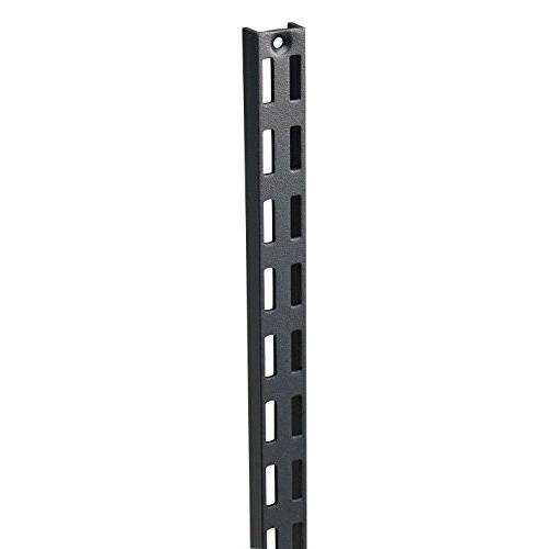 【高知インター店】 ウッドワン カナモノ 棚柱 ブラック ダブル 長さ609mm  MKTTD06-1-K プランター