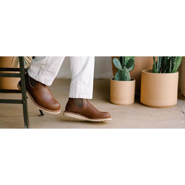 レッドウィング 3190 クラシックチェルシー サイドゴア 茶 アンバーハーネス RED WING SHOES レッドウィング クラシック チェルシー 正規品