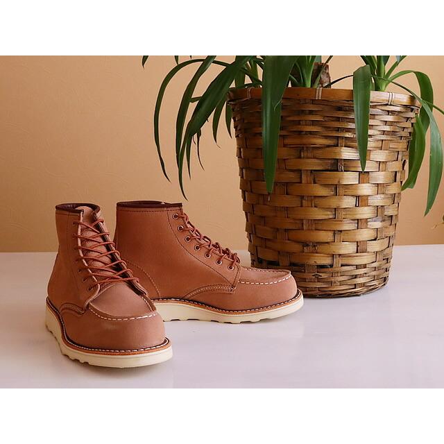 RED WING レッドウィング 3319 WOMEN'S  6" Classic Moc ウィメンズ 6インチ クラシックモック ダスティローズ"アビリーン"  スエード 返品交換送料無料｜alkayaworks｜03