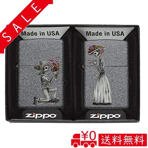 Zippo ジッポ オイルライター Usモデル ペアジッポ スカル 花束プロポーズ 287 Ozh All Box 通販 Yahoo ショッピング