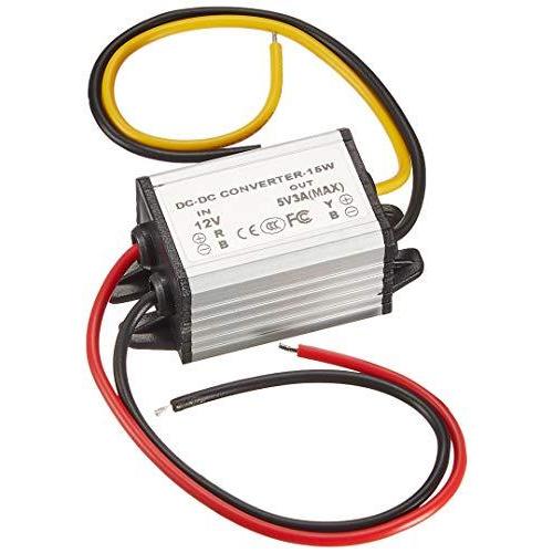 e-auto fun正規品】 DC-DC コンバーター 12V 電圧 変換 変圧 DC-DC (12V→5V)