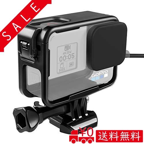 Taisioner 評判 Gopro Hero 5 Hero6 保護フレームシリコンキャップ 第三世代 Hero7用 上部開閉型 スポーツカメラアクセ
