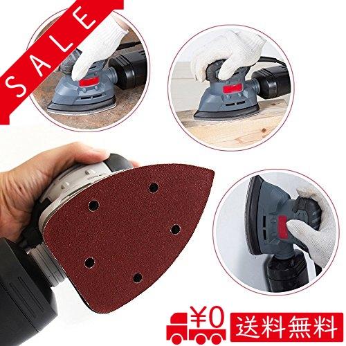 サンディングペーパー 三角 マジック サンダー 5穴 60枚 140mm 6種類 40 80 1 180 240 400 Zgo All Box 通販 Yahoo ショッピング