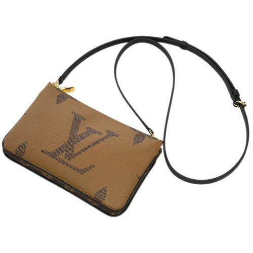 ルイヴィトン M69203 バッグ モノグラム・ジャイアント リバース ポシェット・ドゥーブル ジップ LOUIS VUITTON