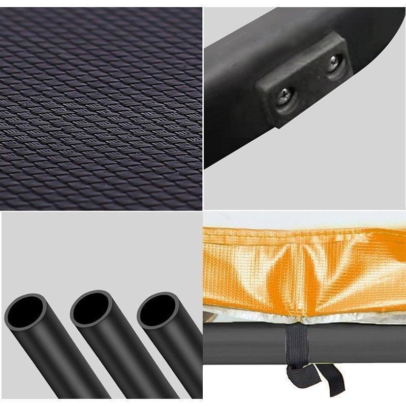 【限定品】 大型トランポリン スイング ジャンピングベッド バウンスベッド 長さ1.6m 静音 セーフティーネット付き 家庭 自宅 庭 遊園地 組立 yyjump04 【WSO1275299036】(44491円)