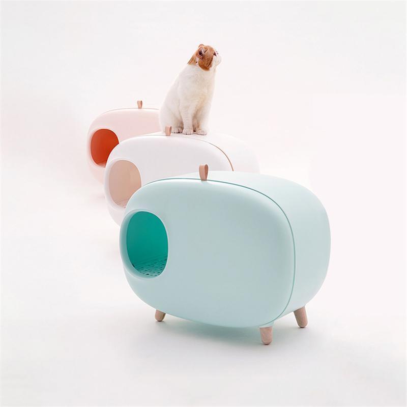 猫トイレ 大型 本体 猫トイレ砂 ネコトイレ おしゃれ 砂飛び散り防止 密閉式 臭い対策 スコップ付き 砂落とし ットトイレ 猫用品 大きい お掃除簡単 ペット用品、生き物 トイレ用品 GMS1436674484(12714円)