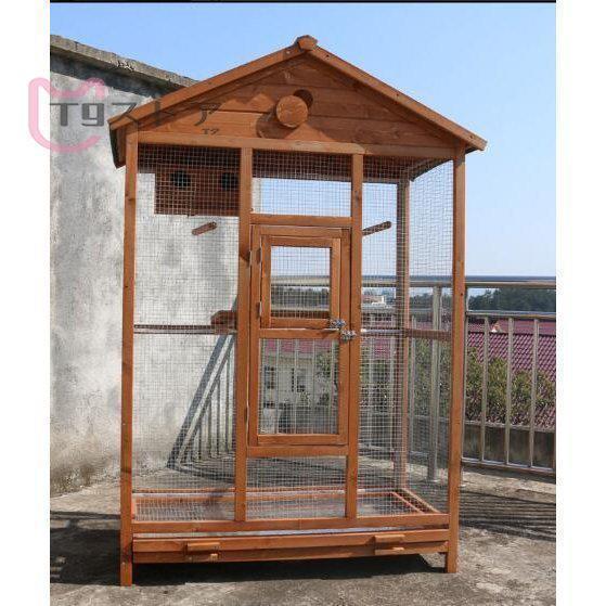 高品質★鳥小屋 木製鳥かご 大型飼育ケージ 整理しやすい 快適な空間 屋外用 鳥小屋 鳥用品 網目の間隔 逃げ出防止 多機能 爆売中！バードケージ 鳥の部屋 大型インコ用 鳥籠 鳥かご 飼育 合金 安定性抜群 室内外兼用 組立式 移動便利 おうむ 小鳥 輪付