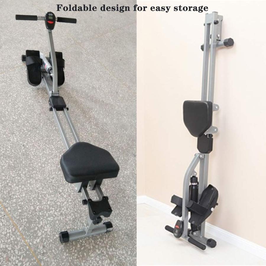 ローイングマシーン，ボート漕ぎ運動器具 調節可能な家のローイングマシン、男性と女性の減量筋肉トレーニング水ローイングマシン、折りたたみ式フィットネス機 ローイングマシーン，ボート漕ぎ運動器具 調節可能な家のローイングマシン 男性と女性の減量筋肉トレーニング水ローイングマシン 折りたたみ式フィットネス機