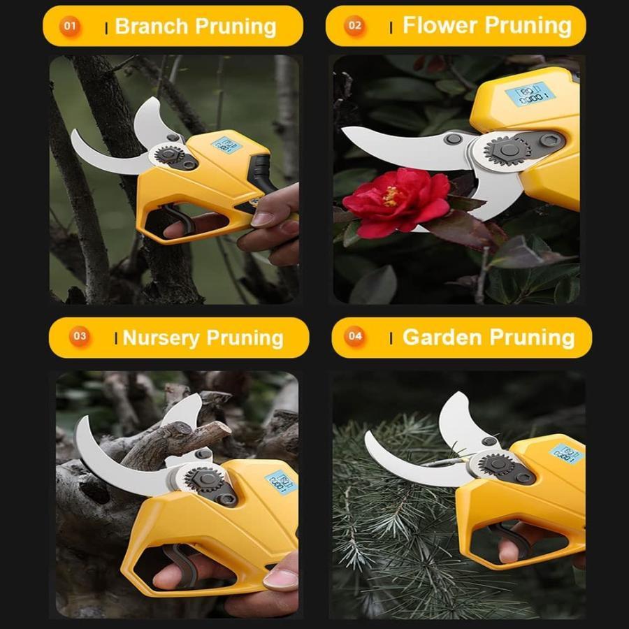 充電式剪定ばさみ 電動剪定ばさみ 電動バサミ 高枝切りバサミ 剪定鋏 持ち運び便利 6 時間の持続使用 電動プロ 剪定鋏 Bravemonkey 電動剪定ばさみ延長ポール BMH-01 高枝切りバサミ 電動 1.3~1.65M三段階伸縮式 アルミ合金延長ポール G1611184654(14259円)