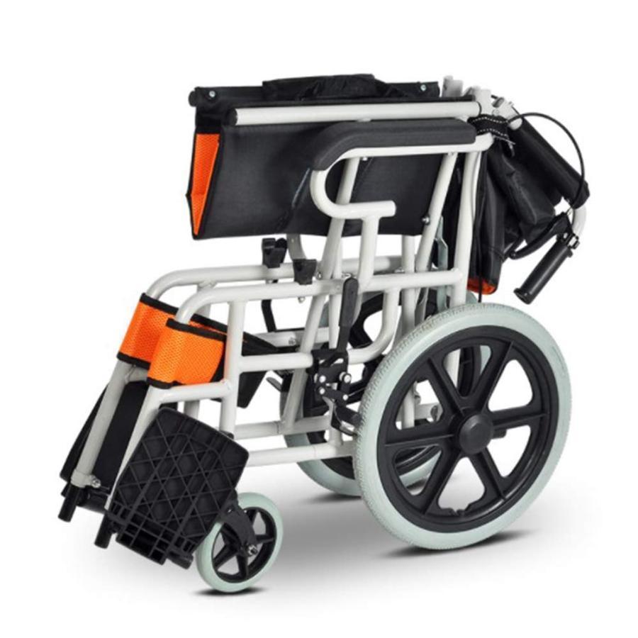 車椅子 九時半(クジハン) アルミ製 折りたたみ 車椅子 折り畳み式車椅子 介助型 軽量アルミ製 簡易車椅子 旅行用 外出用