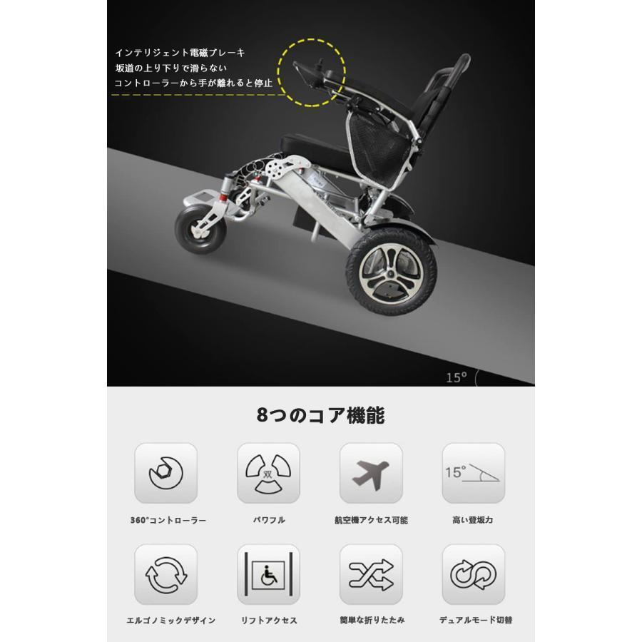 電動車椅子 折りたたみ 全自動電動車いす 耐荷重130kg 360°ジョイスティック ポータブルな移動式車椅子 強力ブラシレスモーター あらゆる地形に利用可能です     商品情報    電動車椅子 折りたたみ 全自動電動車いす 耐荷重130kg 360ジョイスティ