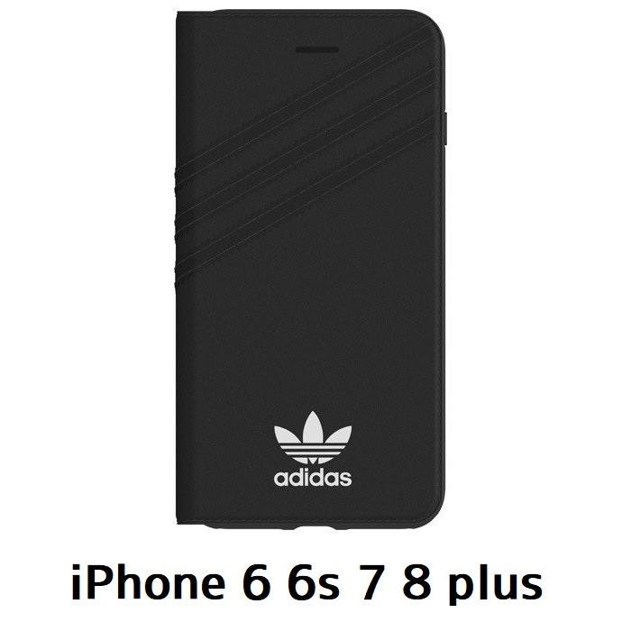 アディダス Adidas Iphone 6 6s 7 8 Plus ブラック 3ストライプ 手帳型 ケース A678plusbb All For You 通販 Yahoo ショッピング