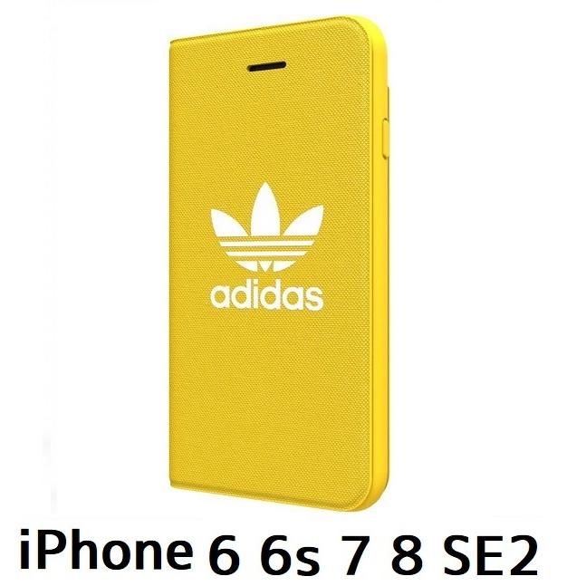 アディダス Adidas Iphone 6 6s 7 8 Se2 第2世代 イエロー ホワイトロゴ 手帳型ケース Iphoneケース A678yellowflatb All For You 通販 Yahoo ショッピング