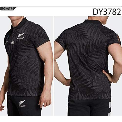 アディダス 半袖 ポロ Tシャツ ラグビーウェア オールブラックス アディダス 半袖 ポロ Tシャツ ラグビーウェア オールブラックス