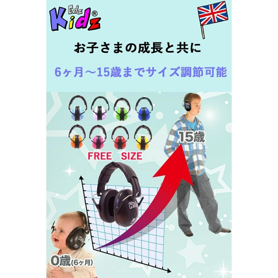 キッズ ベビー イヤーマフ 子供 防音 遮音 騒音 保護 聴覚過敏 自閉症 スペクトラム 対策 推奨年齢 6ヵ月 15歳 バッグ付き イギリスブランド Edz Kidz Edzearmfs All For You 通販 Yahoo ショッピング