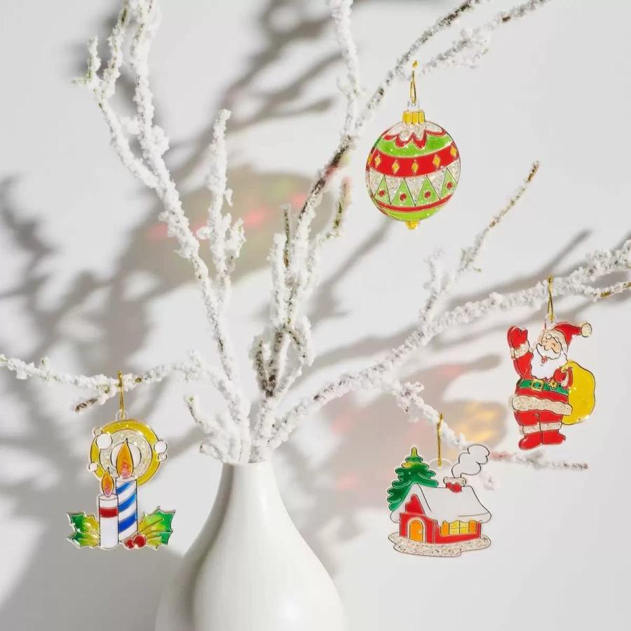 ➂ガラス製 クリスマスオーナメント コストコ 大きめサイズ18コ