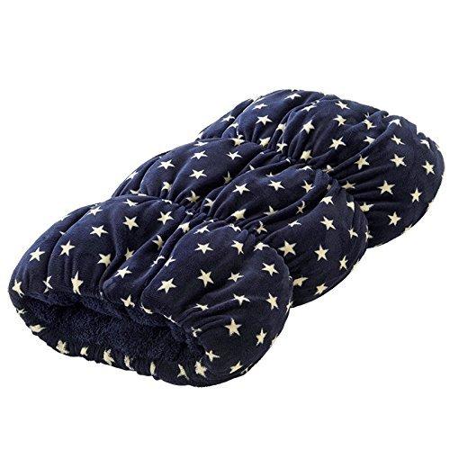 しまむら しまホイ ふわポカクッション 星柄 ブルー