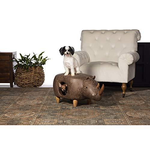 【プレビューペット】PrevuePet キャットツリー兼ベッド リノセロスオットマン 