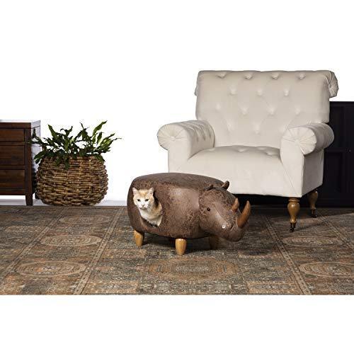 【プレビューペット】PrevuePet キャットツリー兼ベッド リノセロスオットマン 