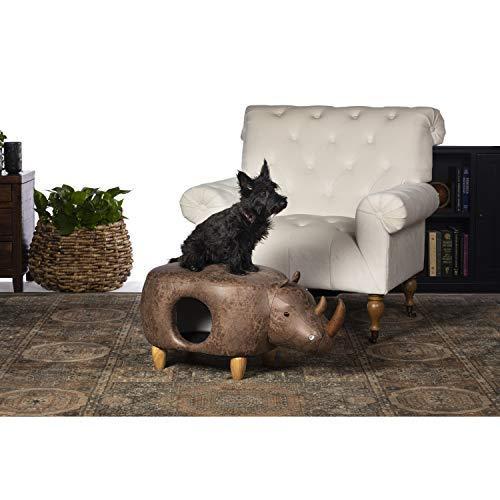 【プレビューペット】PrevuePet キャットツリー兼ベッド リノセロスオットマン 