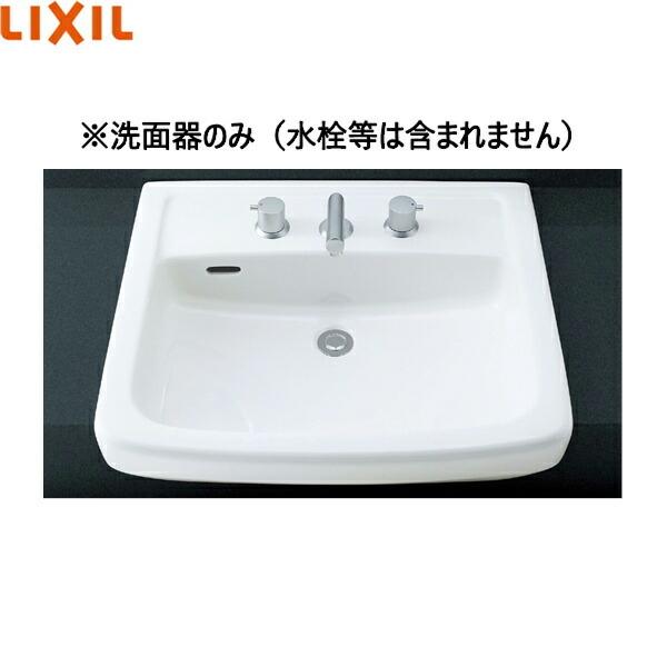 L-2149/BW1 リクシル LIXIL/INAX はめ込み大形洗面器 オーバーカウンター式 ピュアホワイト 送料無料