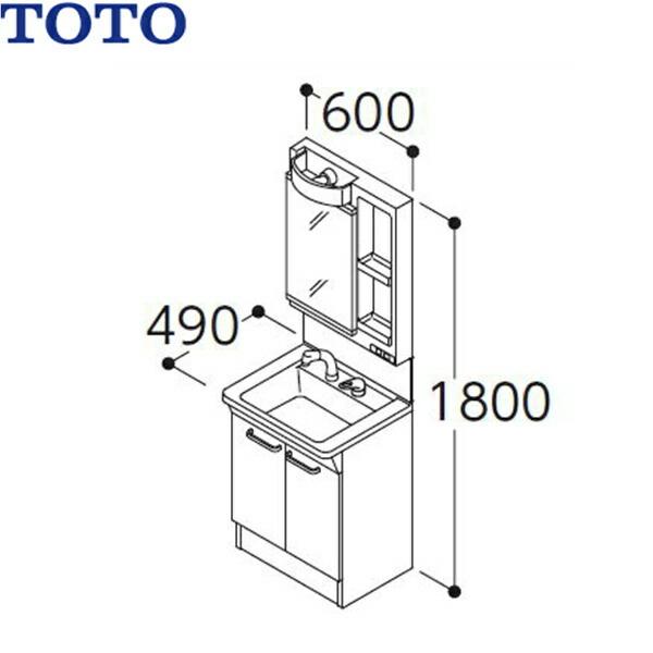 TOTOKU LDPL060BAGEN2A+LMSPL060B4GDC1A TOTO Fシリーズ 洗面 TOTOKU LDPL060BAGEN2A+LMSPL060B4GDC1A TOTO Fシリーズ 洗面