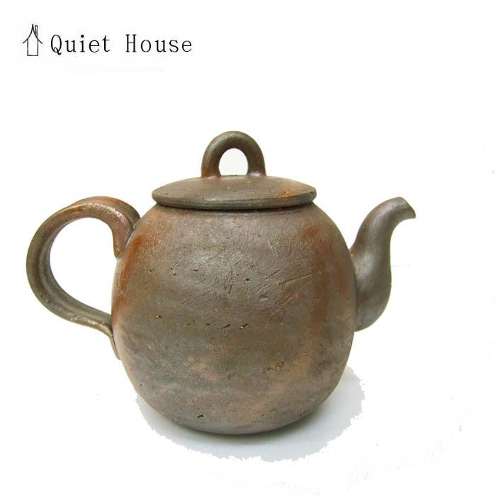 備前焼 急須 Quiet House 青備前 ティーポット クワイエットハウス