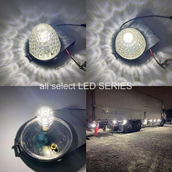 S25 LED シングル 24V 爆光 バルブ 50連 ホワイト バックランプ サイド