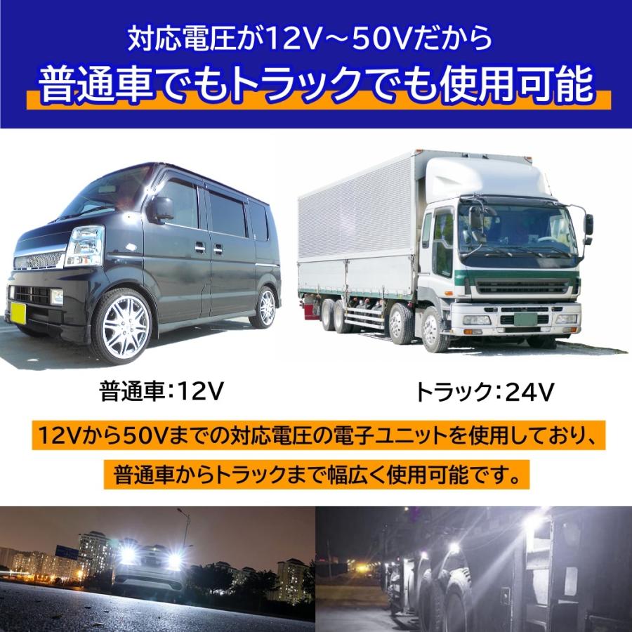 S25 LED シングル 12V 24V 50V バルブ 72連 ホワイト バックランプ