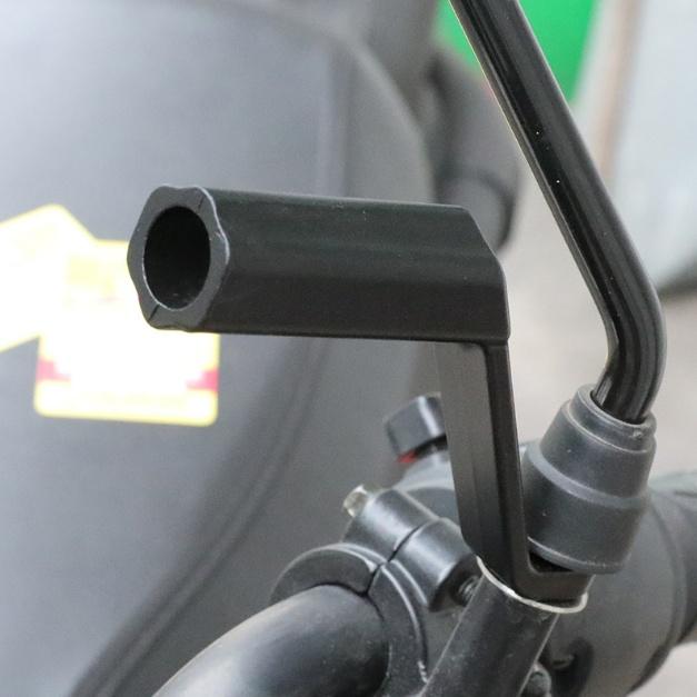 バイク用マウントステー クランプバー バイク ハンドル ミラー クランプアダプター スマホホルダー 増設 汎用 簡単取付 アルミ ステー カスタム ブラック |  | 01