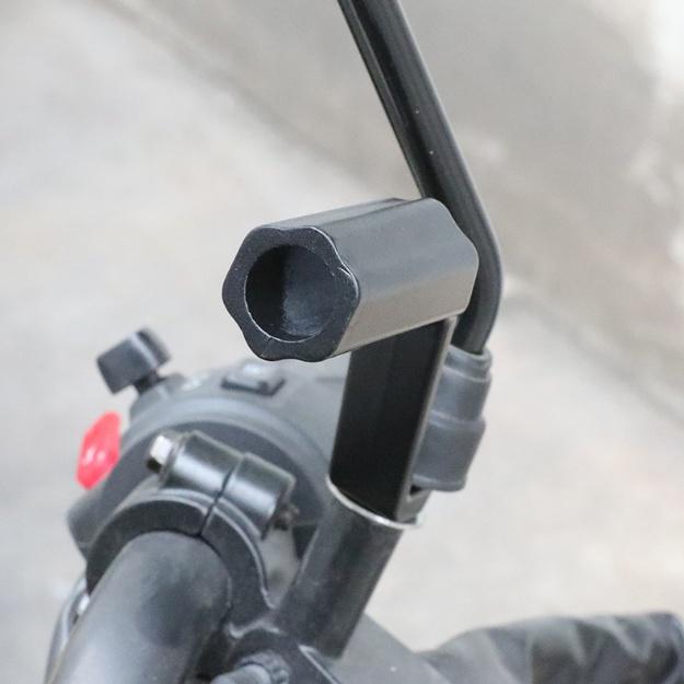 バイク用マウントステー クランプバー バイク ハンドル ミラー クランプアダプター スマホホルダー 増設 汎用 簡単取付 アルミ ステー カスタム ブラック |  | 03