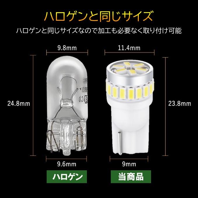 T10/T15/T16 LED バルブ 21連 3014チップ搭載 SMD 白 ホワイト 2個セット ポジションランプ ナンバー灯 |  | 07