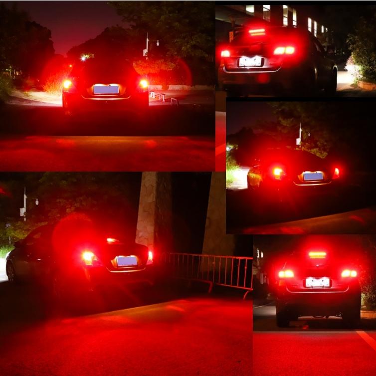 高輝度 LED S25 ダブル 78連 ブレーキランプ テールランプ 赤 レッド 高輝度SMD ストップランプ 無極性 4個セット |  | 10