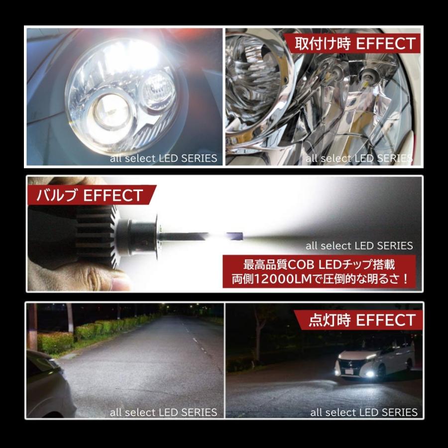 高輝度 LEDヘッドライト フォグランプ H8/H9/H11/H16/HB3/HB4 12000Lm 6000K 2本 車検対応 ポン付け 60w ホワイト |  | 08