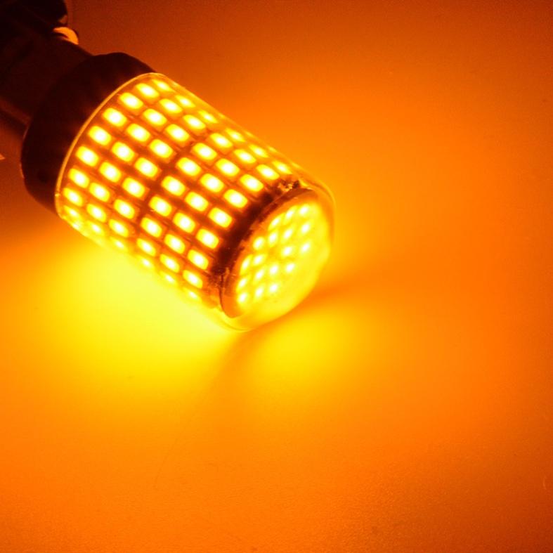 LED ウインカー バルブ T20 シングル ピンチ部違い アンバー オレンジ