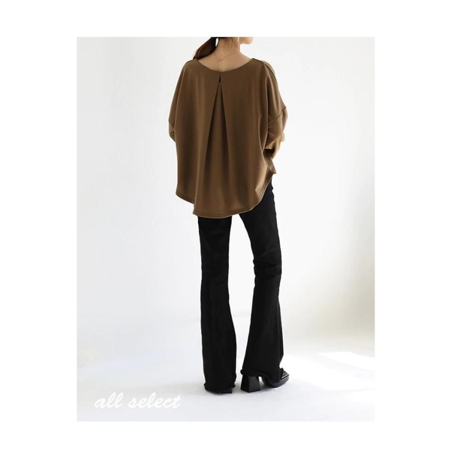 カットソー プルオーバー 綿 レディース Tシャツ カットソー 抜け感 半袖 長袖 コットン ゆったり ふっくらカットソー ドルマン ドロップショルダー ２タイプ |  | 12