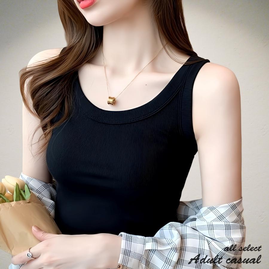 Nala ブラック ノースリーブ トップス AMBIDEX Store 〇lasew ノースリーブブラウス(F