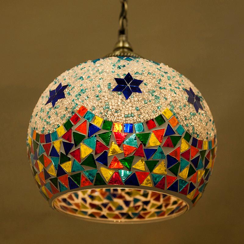 キラキラ 天井照明【LED電球付属】ジョルダン モザイクペンダントランプ 送料無料】 ジョルダン モザイクランプ［ペンダントランプ］(L size