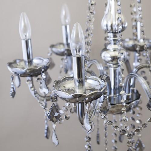 送料無料】 【吊照明】 クリスタル シャンデリア［SMOLI］6灯 ＜E12  