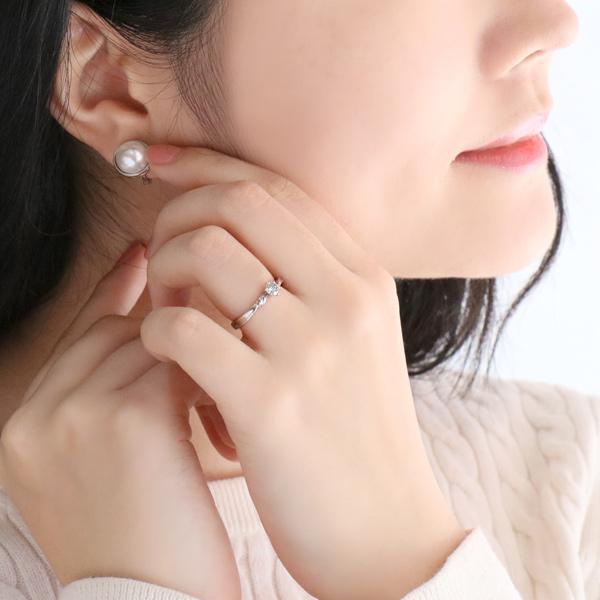 婚約指輪 ダイヤモンド 0.3カラット プラチナ エンゲージリング プロポーズリング オーダー爆買の画像