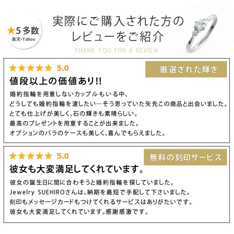 婚約指輪 ダイヤモンド プラチナリング 0.2ct プロポーズ用 刻印無料 オーダーの画像
