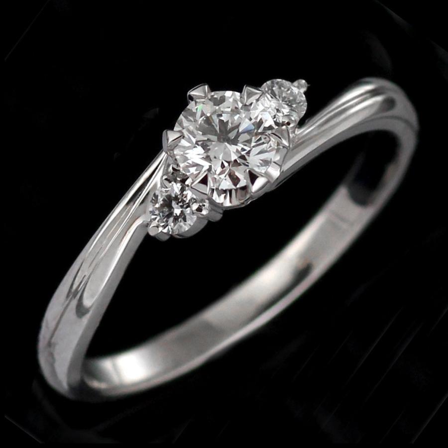 Linh Phong様 天然ダイヤモンドリング プラチナ950 エンゲージリング