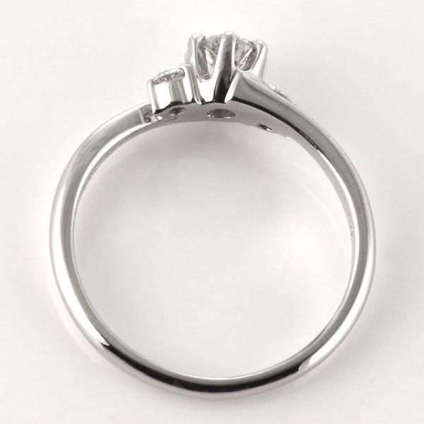 婚約指輪 ダイヤモンド プラチナリング 一粒 エンゲージリング 0.2ct