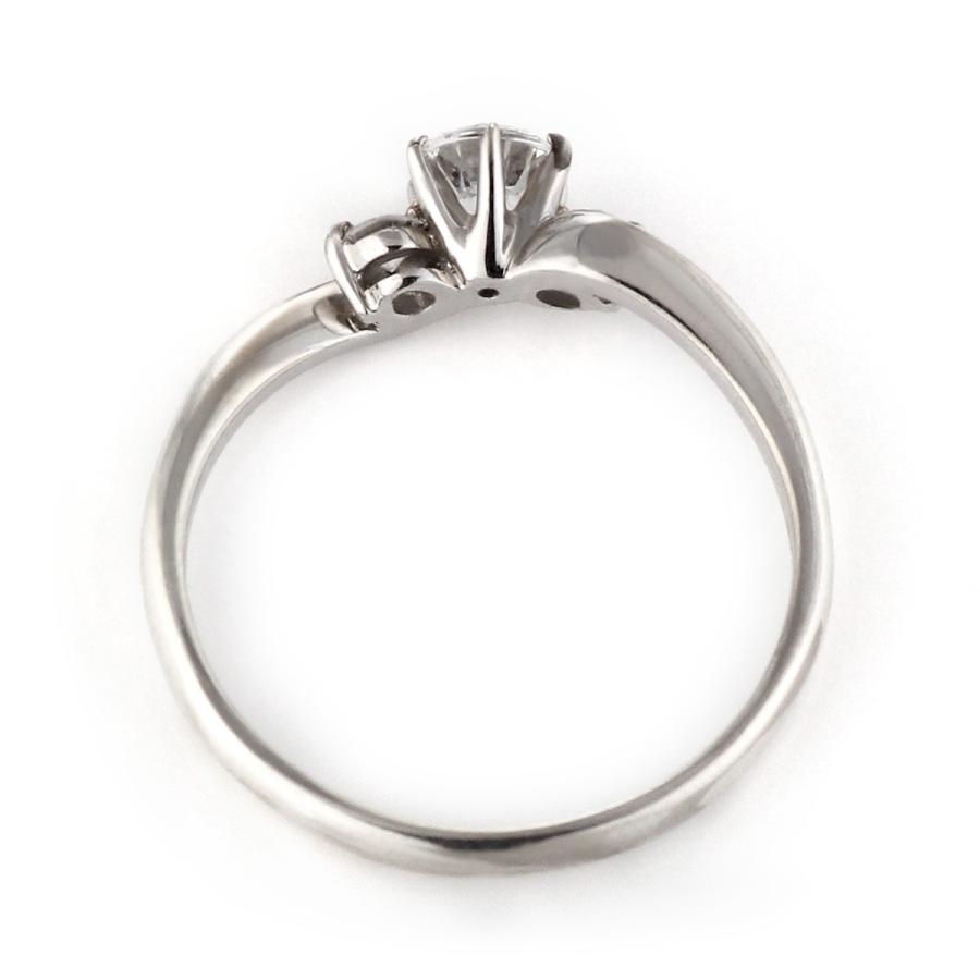 婚約指輪 ダイヤモンド プラチナリング 一粒 エンゲージリング 0.3ct