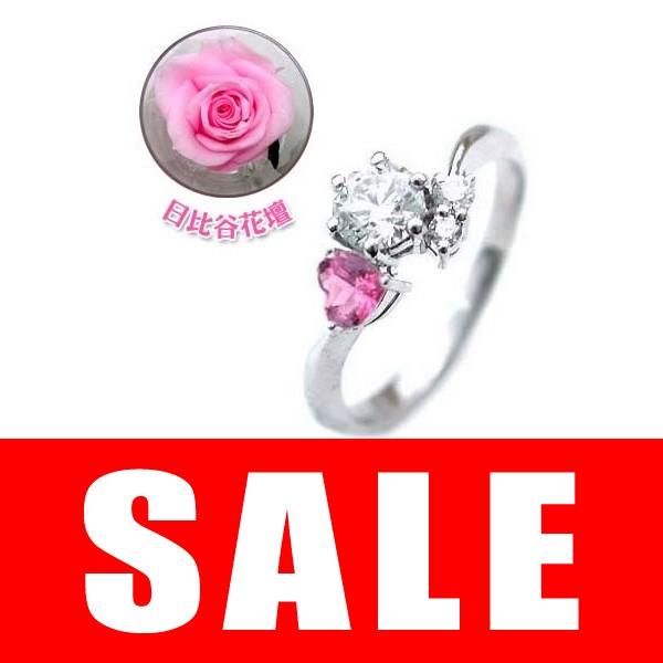 CanCam掲載婚約指輪ダイヤモンド プラチナエンゲージリング10月誕生石ピンクトルマリン オーダー