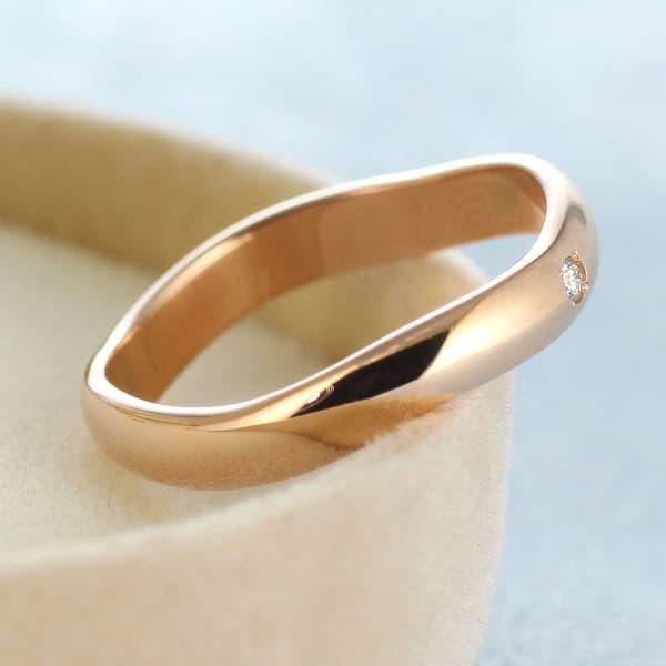 結婚指輪 安い マリッジリング 結婚指輪 安い ペアリング ピンクゴールド ダイヤモンド 名入れ 文字入れ 刻印 18金 ゴールド スイートマリッジ セール オーダー_4