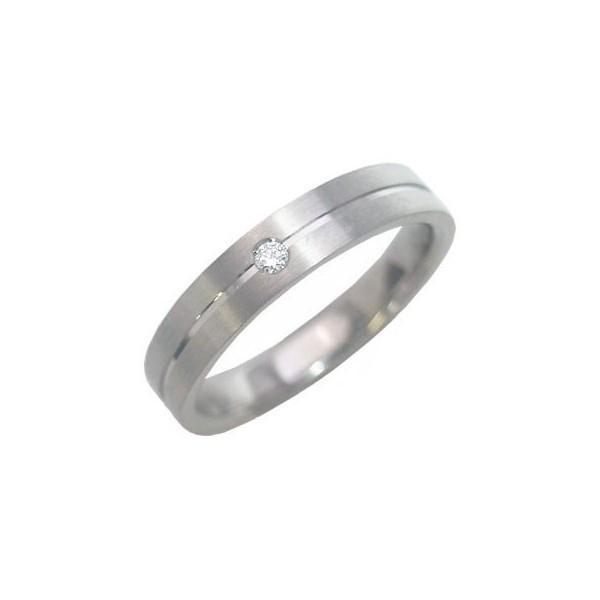 メンズリングK18ホワイトゴールド 結婚指輪 マリッジリング ペアリング 特注サイズ オーダー